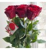 7 крупных роз "Силуэт"