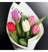 5 крупных тюльпанов микс